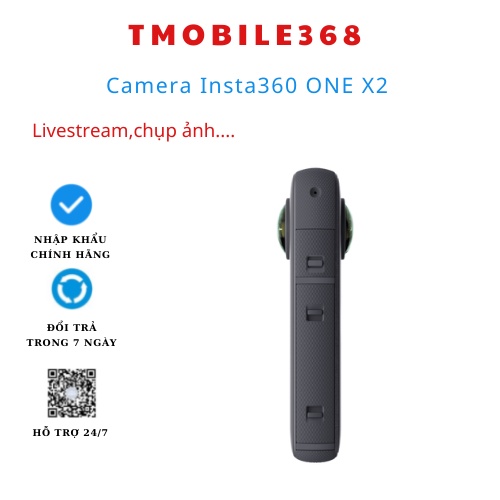 Camera Insta360 ONE x2 chính hãng bảo hành 1 đổi 1 trong 12 tháng | BigBuy360 - bigbuy360.vn
