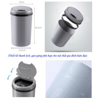 Thùng rác cảm ứng tự động 2 chế độ - SMART BIN
