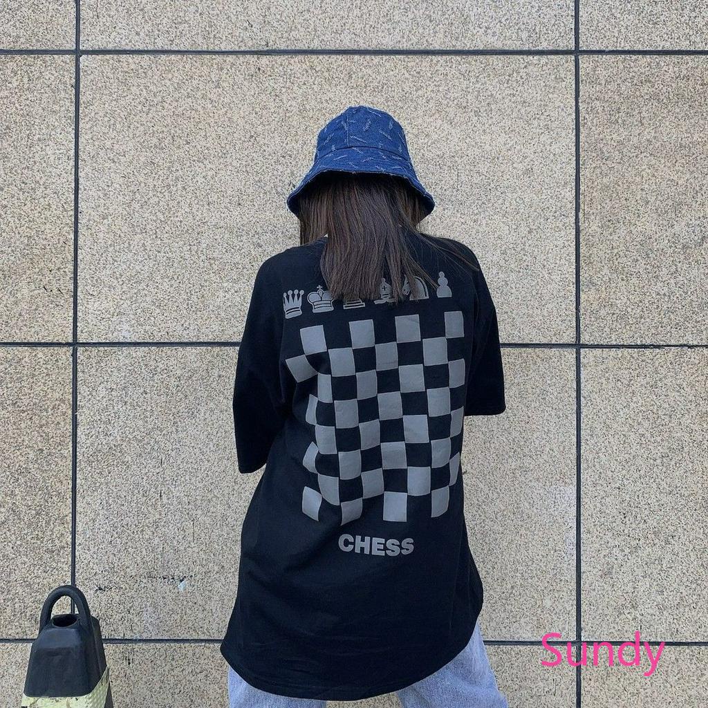 Áo Thun Tay Ngắn Dáng Rộng Vải Cotton Thời Trang Mùa Hè Cho Nữ