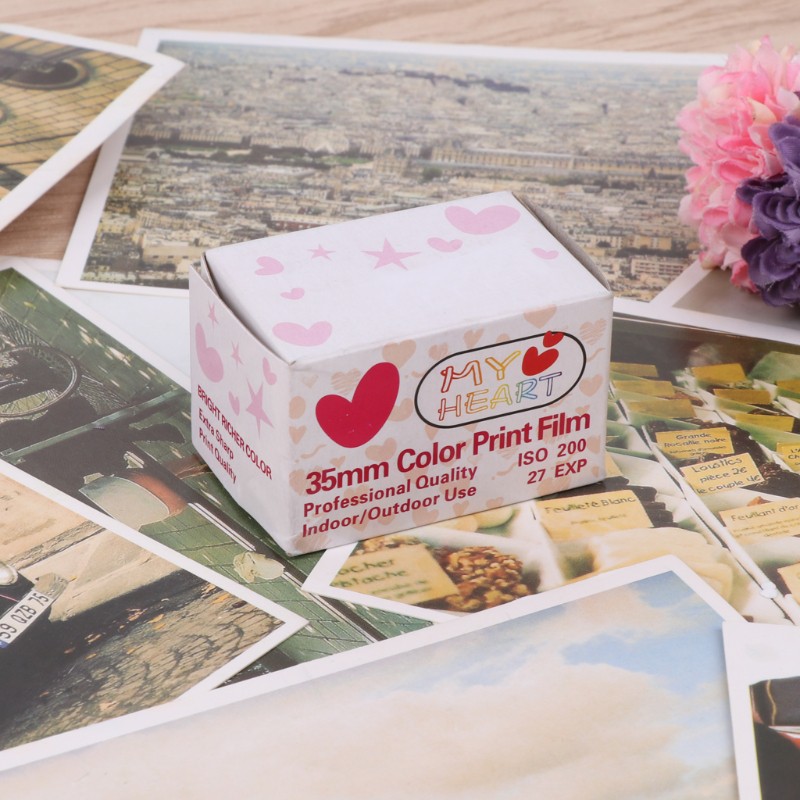 Phim ảnh 35mm họa tiết dễ thương chuyên dụng cho máy ảnh Lomo Holga