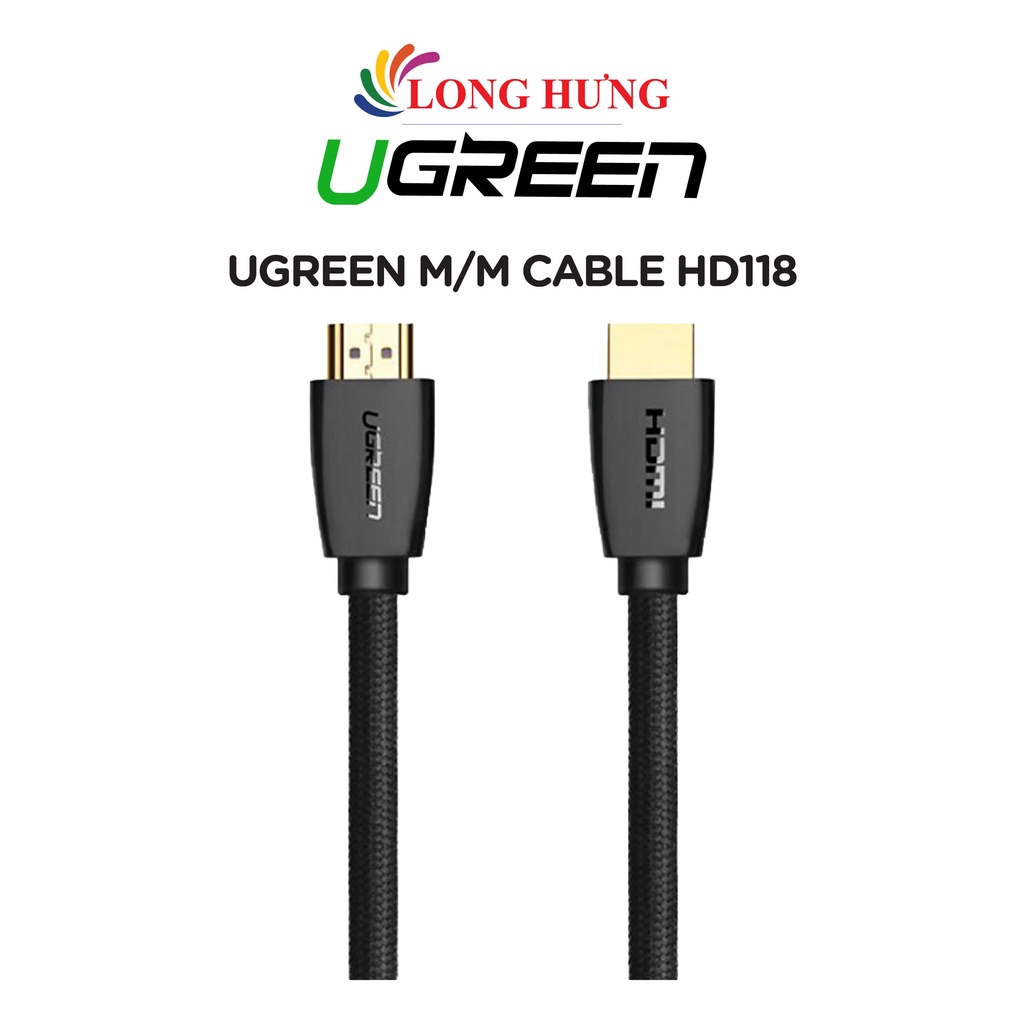 Cáp HDMI 2.0 Ugreen M/M Cable HD118 - Hàng chính hãng