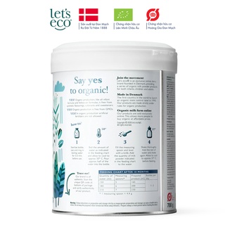 Combo 3 Lon Sữa Bột Hữu Cơ Let's Eco số 03 700g/lon