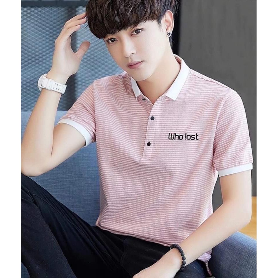 Áo thun nam cổ bẻ Why Lost phong cách Hàn Quốc thun cotton cực đẹp ASTD075 | BigBuy360 - bigbuy360.vn