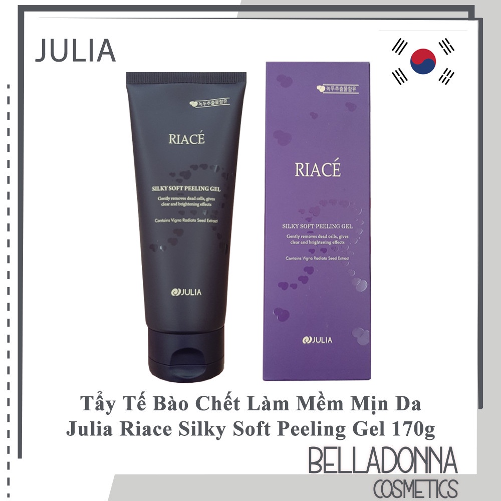 Gel Tẩy Tế Bào Chết Mềm Mịn Da Julia Riace Silky Soft Peeling Gel 170g