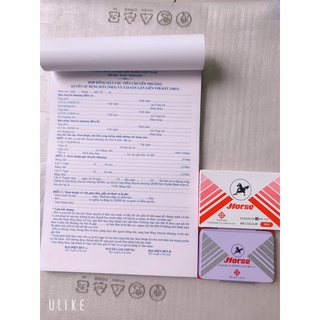 Giá sốc 🔥Combo🔥Sổ đặt cọc 3 liên và mực thái lăn tay loại 150 tờ