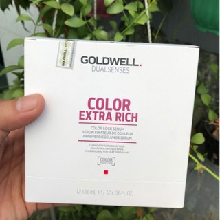 Huyết thanh khóa màu tóc nhuộm Goldwell Dualsense Color Extra Rich 12x18ml