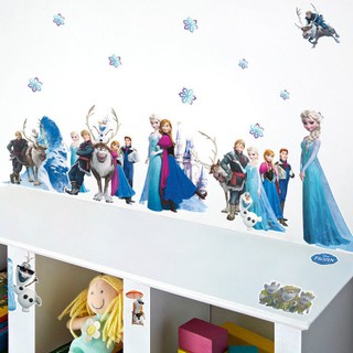 Decal dán tường elsa xinh đẹp