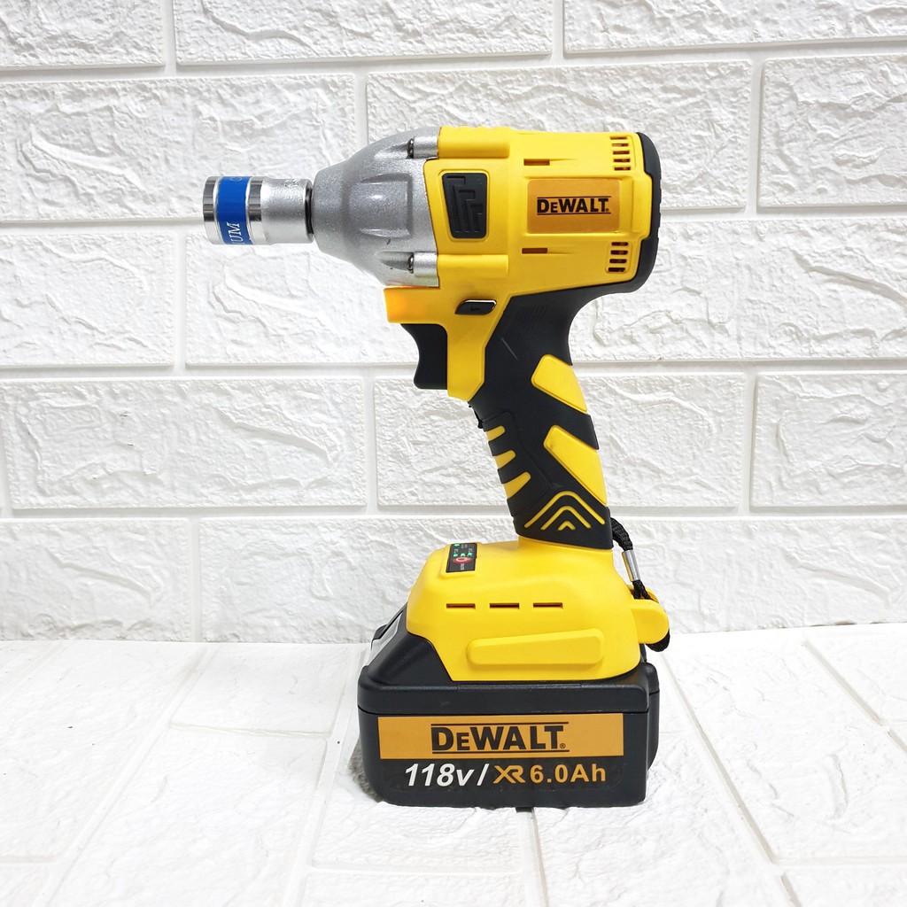 MÁY SIẾT BU LÔNG DEWALT 118V ĐỘNG CƠ KHÔNG CHỔI THAN TẶNG KỀM BỘ PHỤ KIỆN NHƯ HÌNH Chính hãng