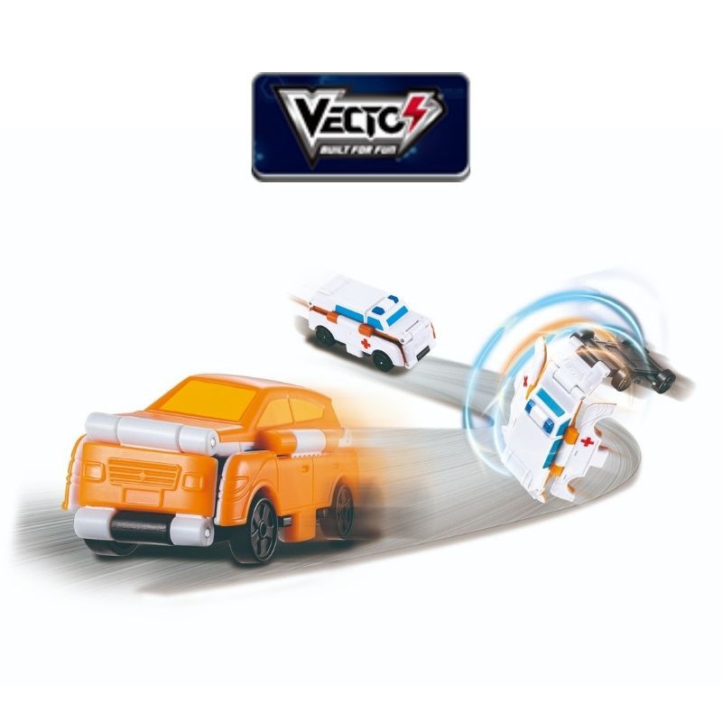 Đồ Chơi VECTO TRANSRACERS Xe Cứu Hỏa Biến Hình SUV VN463875-06