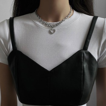 Dây chuyền nữ hình trái tim thời trang hàn quốc