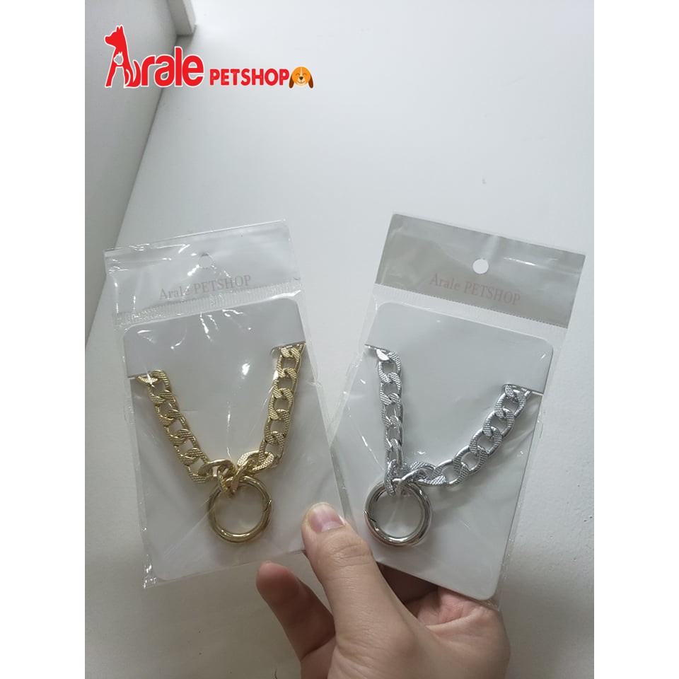 VÒNG CỔ DÂY XÍCH CỰC SANG CHO CHÓ MÈO