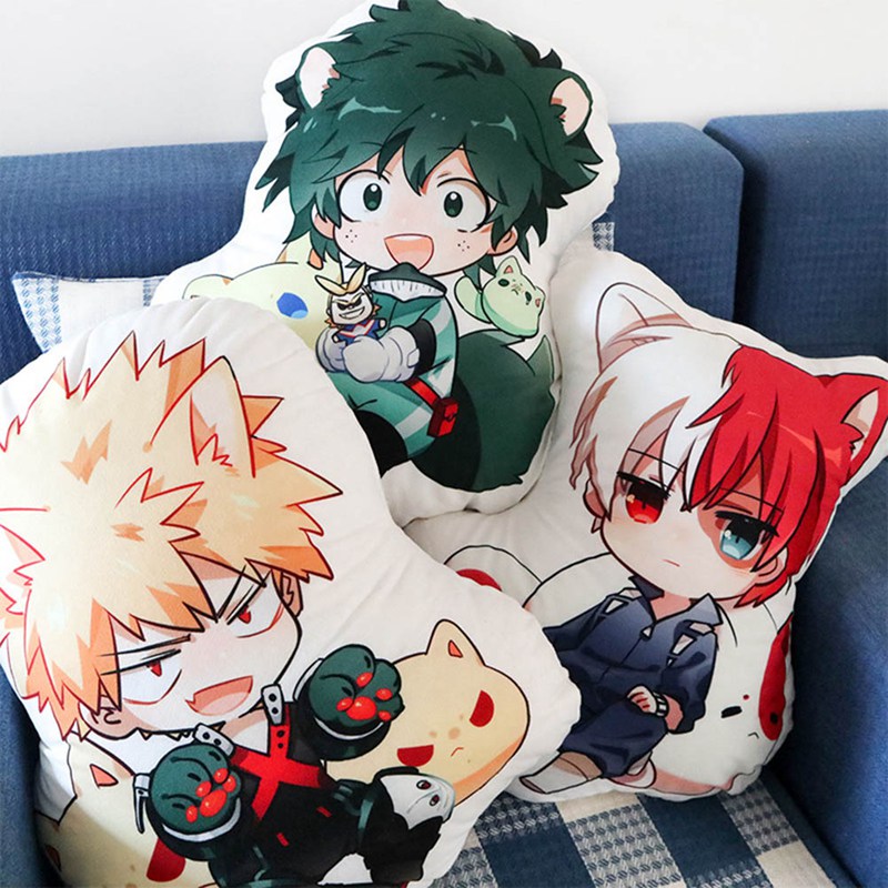 Thú Nhồi Bông Hình Nhân Vật Boku Yoh Asakura Katsuki Bakugo Shoto Toooroki Trong Phim Học Viện Anh Hùng