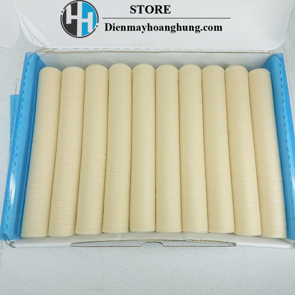 Com Bo 10 cuộn vỏ xúc xích collagen, vỏ lạp xưởng Chính hãng Viscofan Size từ Phi 21 - Phi 28