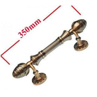 Tay nắm cửa sắt ( tay nhôm đúc màu cà phê)