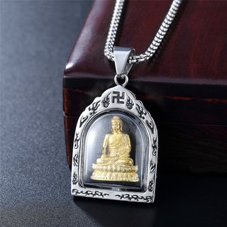 Dây chuyền Phật tổ BÌNH AN MANG NHIỀU Ý NGHĨA TỐT LÀNH TITAN KHÔNG ĐEN