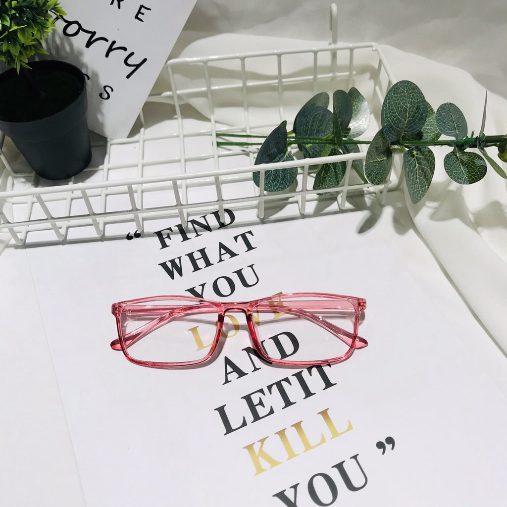 [HÀNG HOT] Mắt kính giả cận gọng dẻo Hàn Quốc 💖 kính mát nam nữ cao cấp hot trend AH154 | BigBuy360 - bigbuy360.vn