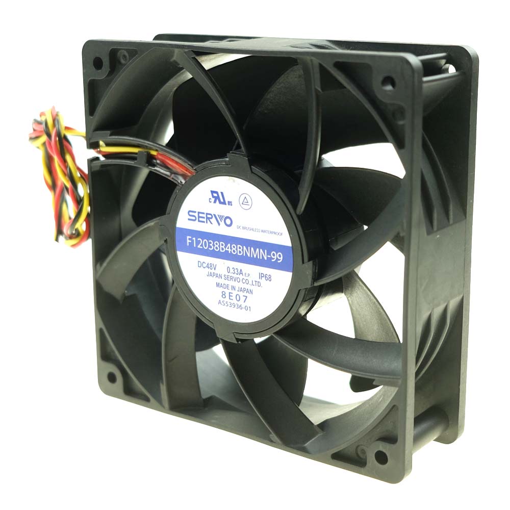 Quạt Chống Nước Nidec Servo 48V IP68 120x120x38| Quạt Hơi Nước 48V | Quạt Phun Sương 48V | Quạt Tản Nhiệt 48V