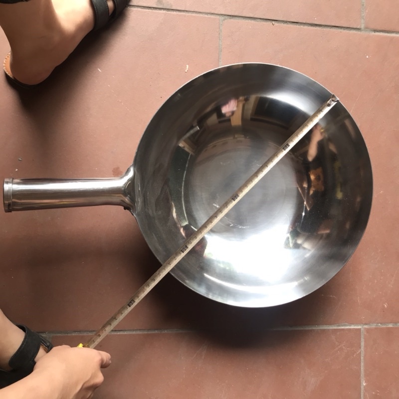 Chảo Thép Trắng Chống Dính