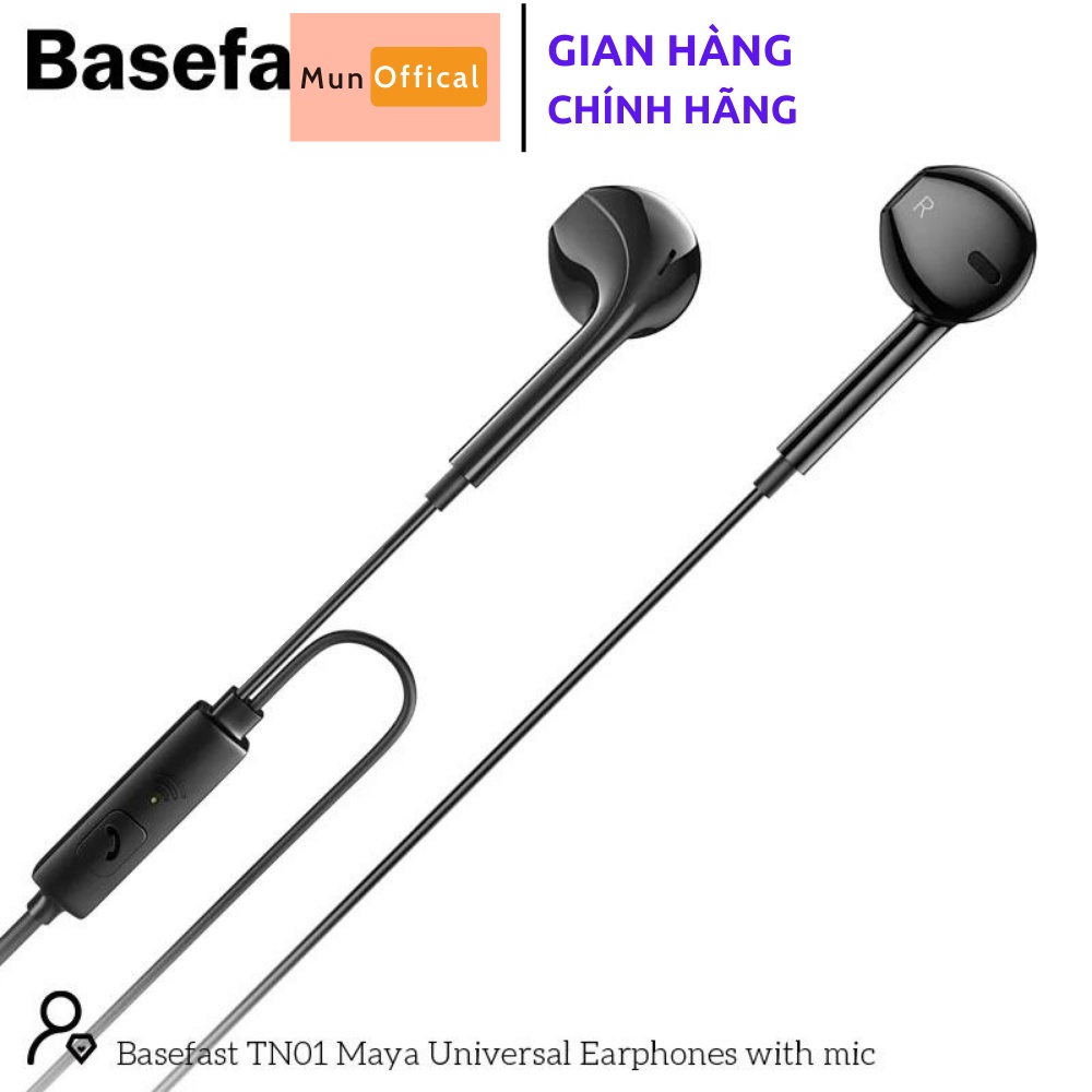 Tai Nghe Basefast TN01 chân tròn hỗ trợ các máy có cổng 3.5mm
