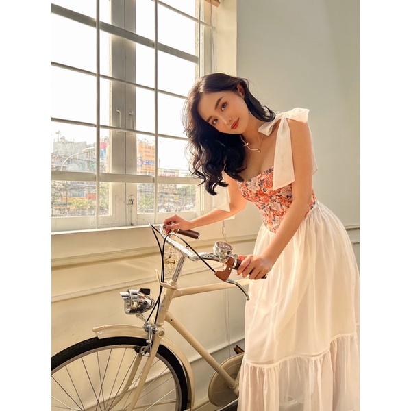 Set áo corset + váy kiểu Lavie en rose