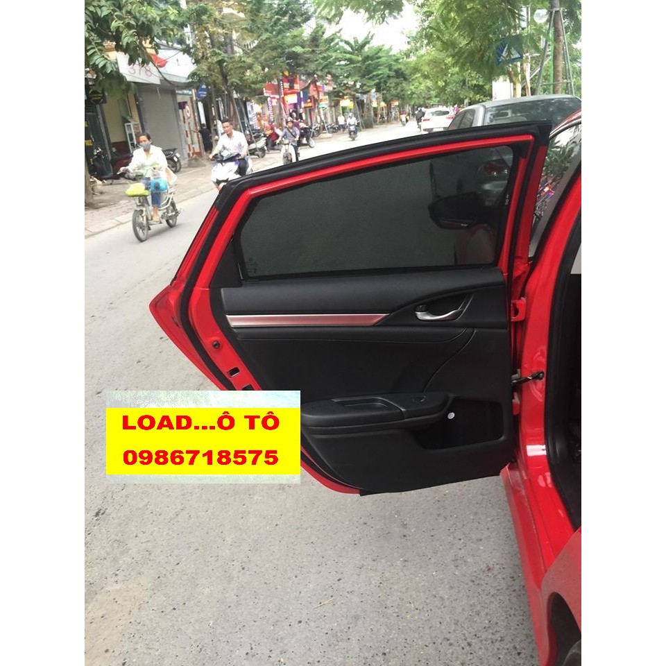 Rèm Che Nắng Nam Châm Honda Civic 2018-2021 Load Ô Tô Cao Cấp