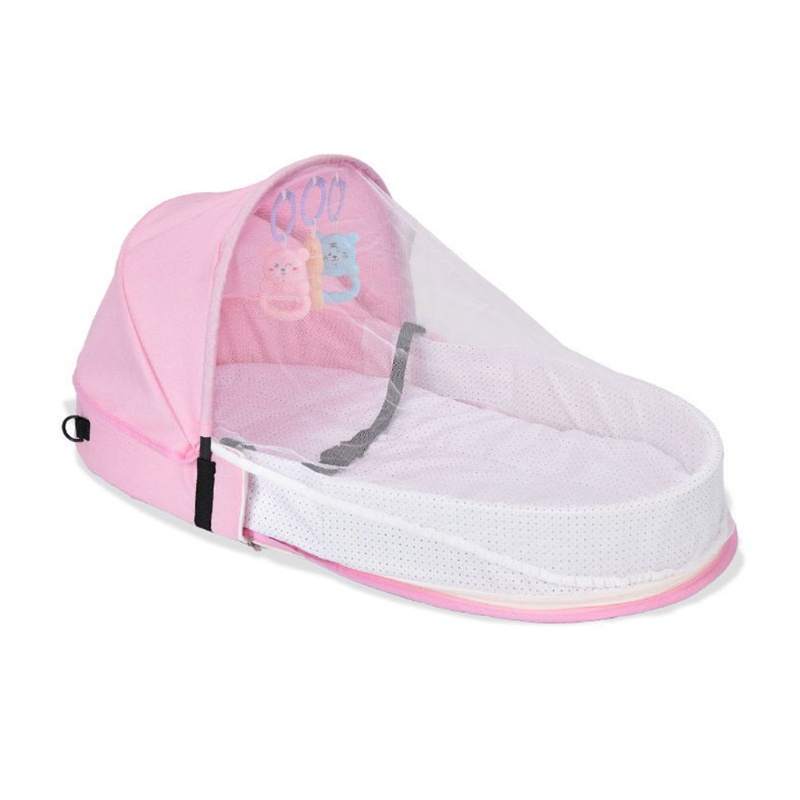 Giường Ngủ Có Màn Ngăn Muỗi Có Thể Gấp Gọn Tiện Dụng Mang Theo Du Lịch Cho Bé