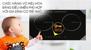 Bếp từ đôi Kangaroo KG498N new 100%