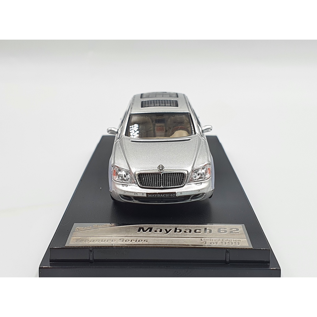 Xe Mô Hình Mercedes-Benz Maybach 62 Tỉ lệ 1:64 Hãng sản xuất Stance Hunters ( Bạc )