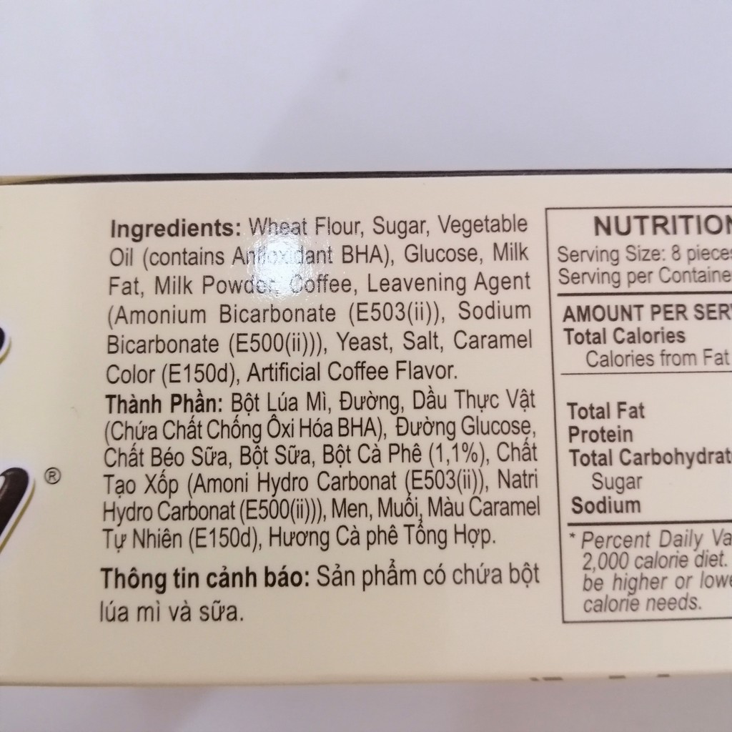 Bánh Quy Vị Cà Phê Coffee Joy (Hộp 360g)
