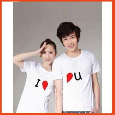 [Sale Off 100 áo] áo đôi ILOVE