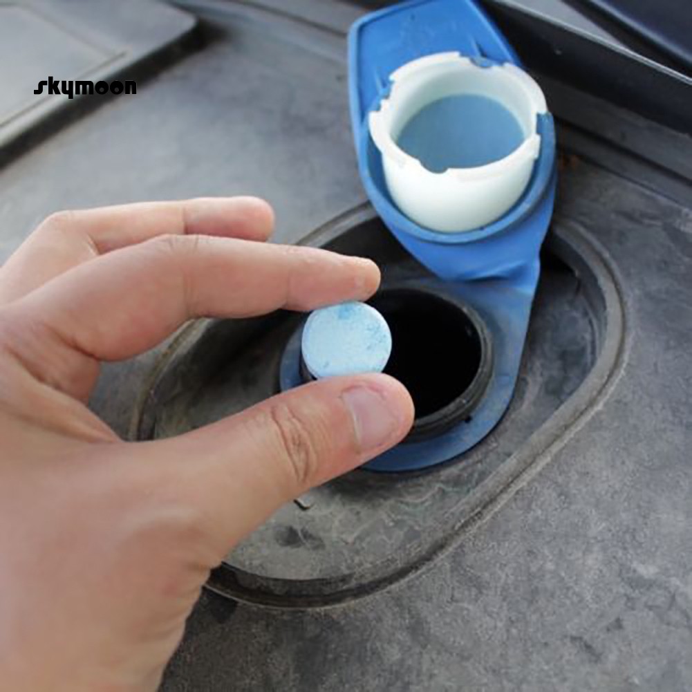 10Pcs Auto Car Windshield Glass Wash Cleaning Concentrated Effervescent Tablets