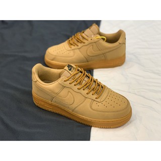 Giày NIKE AIr force 1 nâu da