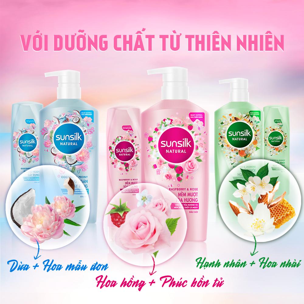 [Mã FMCGMALL -8% đơn 250K] Dầu gội Sunsilk thiên nhiên 650gr