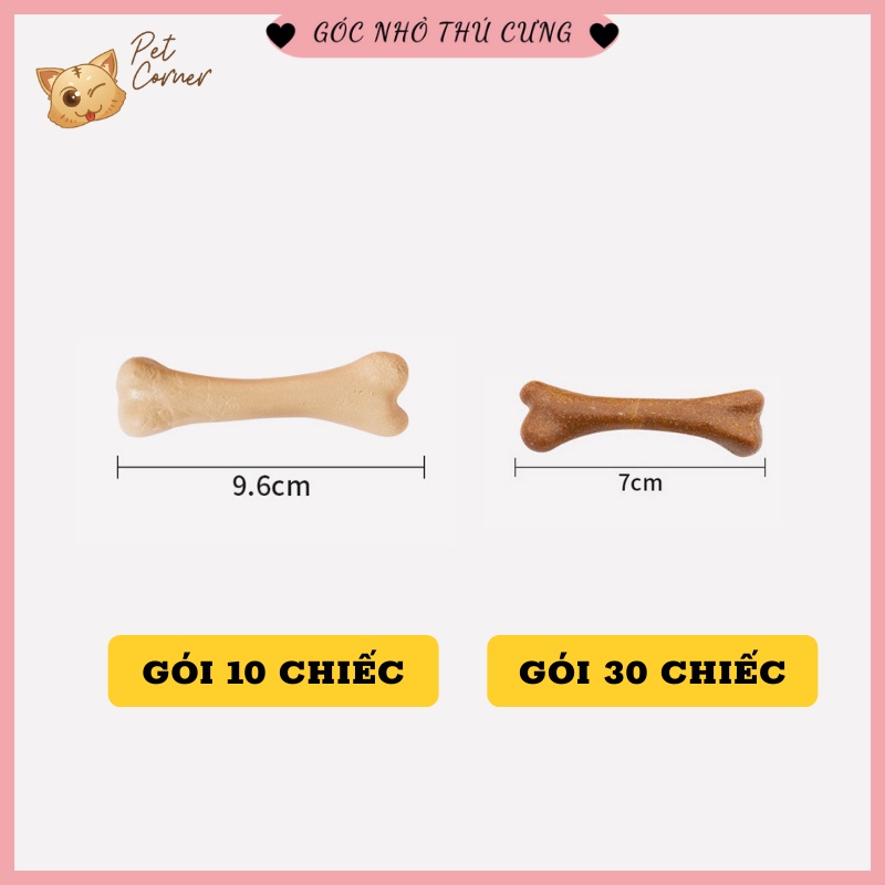 [Gói 30 chiếc] Xương gặm làm sạch răng, thơm miệng cho chó