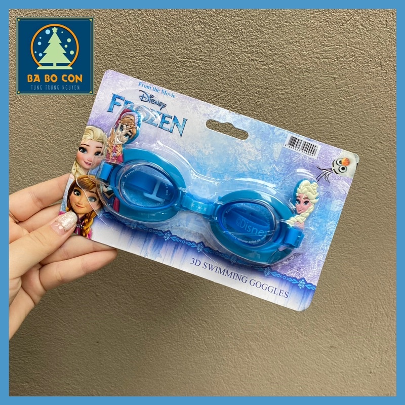 Kính bơi trẻ em Disney Frozen cho bé từ 3-5 tuổi, fullbox hàng new 100%