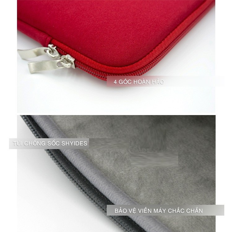 SIEU KHUYẾN MẠI Túi đựng laptop chống sốc 15.6 inch 14 inch 13 inch chống va đập