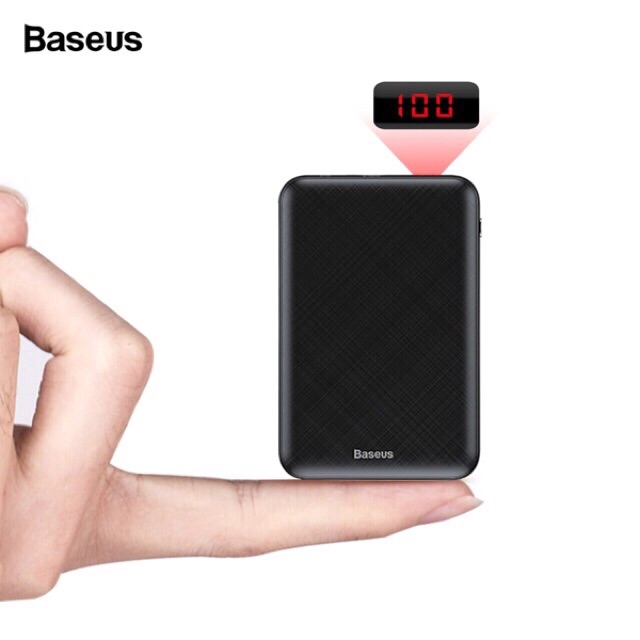 Sạc dự phòng siêu nhỏ mini 10000mAh - chính hãng Baseus