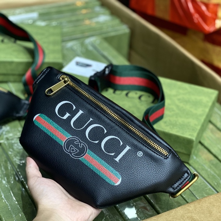 Túi đeo Gucci bao tử da bò 22x14x5 LA fullbox
