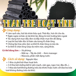 Than tre hoạt tính hàng handmade