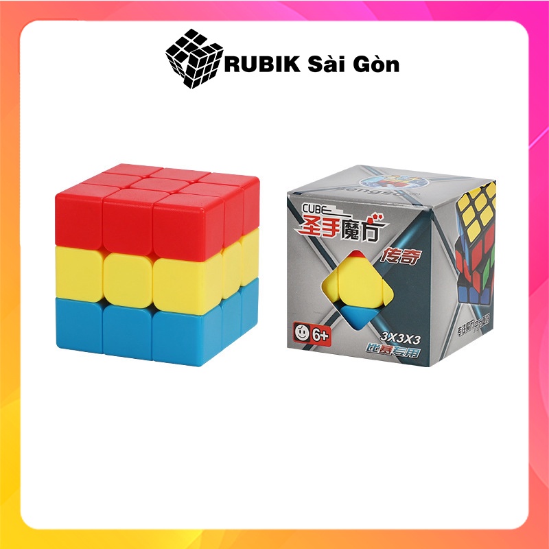 Rubik Biến Thể Fantastic Gear Sandwich 3x3 Cao Cấp Rubic Bump Man Sáng Tạo Dùng Để Dạy Học Cho Người Mới Chơi