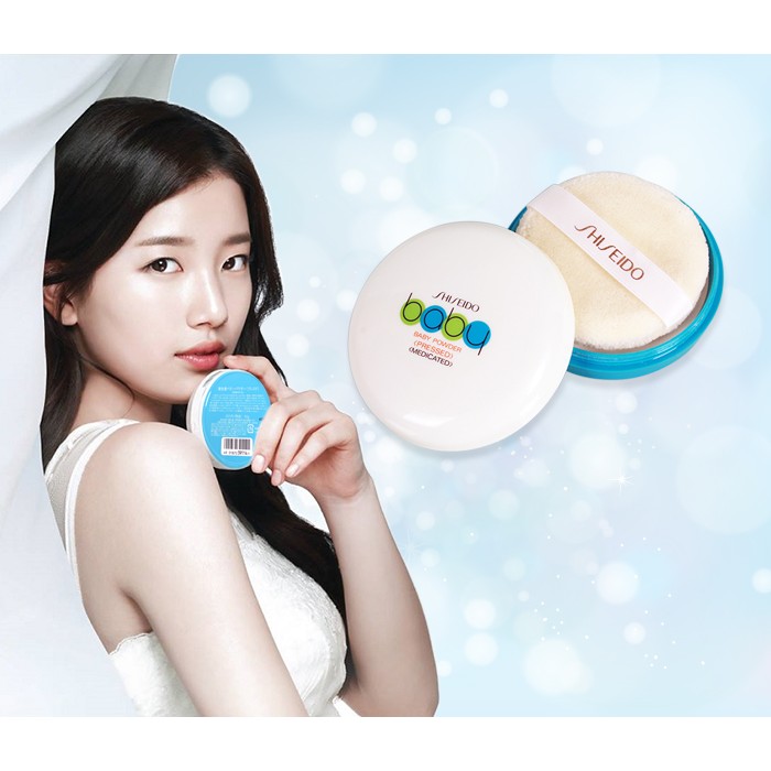 Phấn rôm kiềm dầu Shiseido Baby powder Pressed