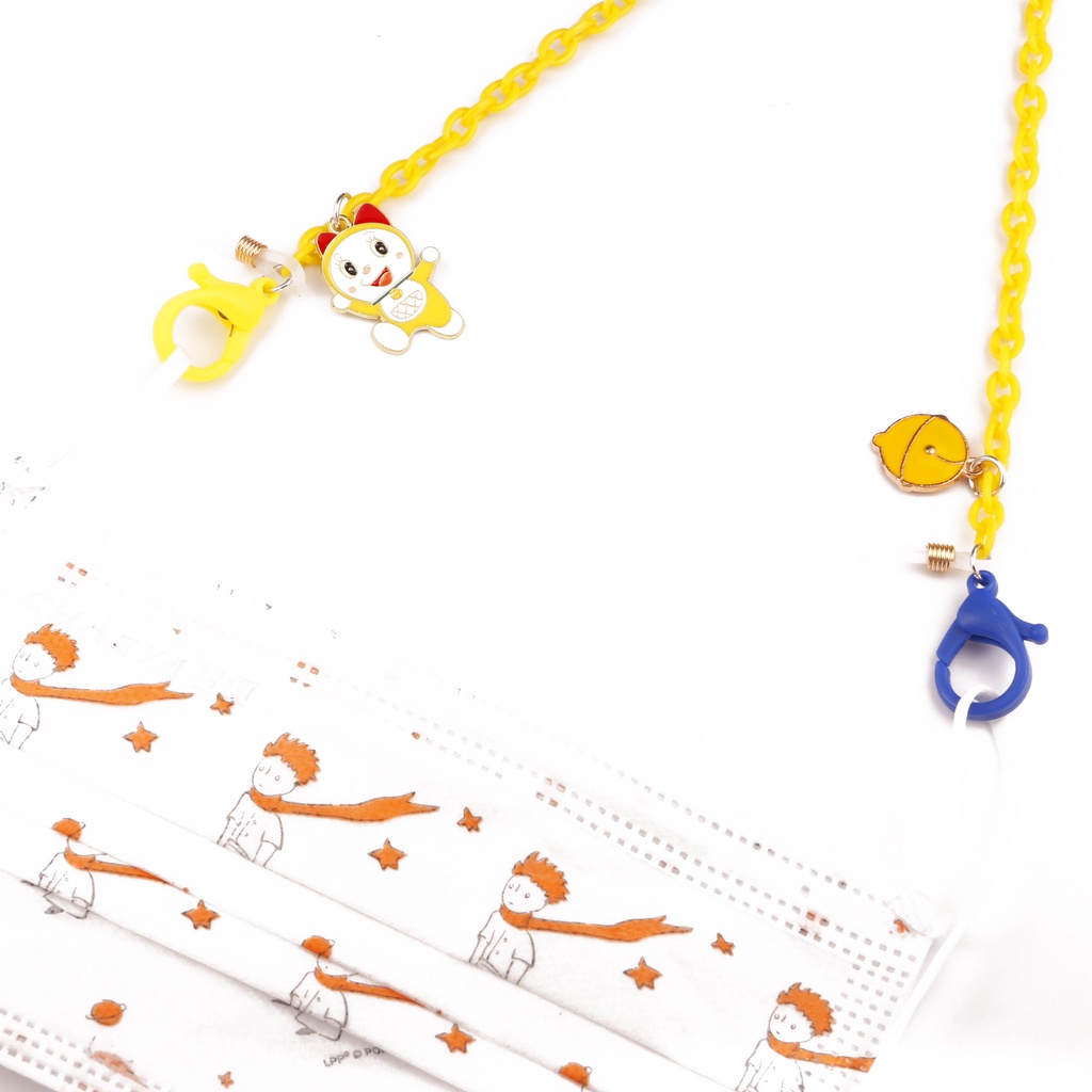 Dây Đeo Khẩu Trang Hình Doraemon Bảo Vệ An Toàn Cho Người Lớn Và Trẻ Em