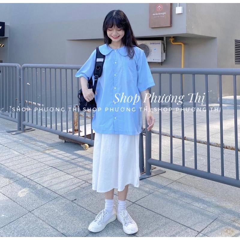 Áo sơ mi HỌC SINH ulzzang - Áo sơmi Thái lan (video/sẵn)