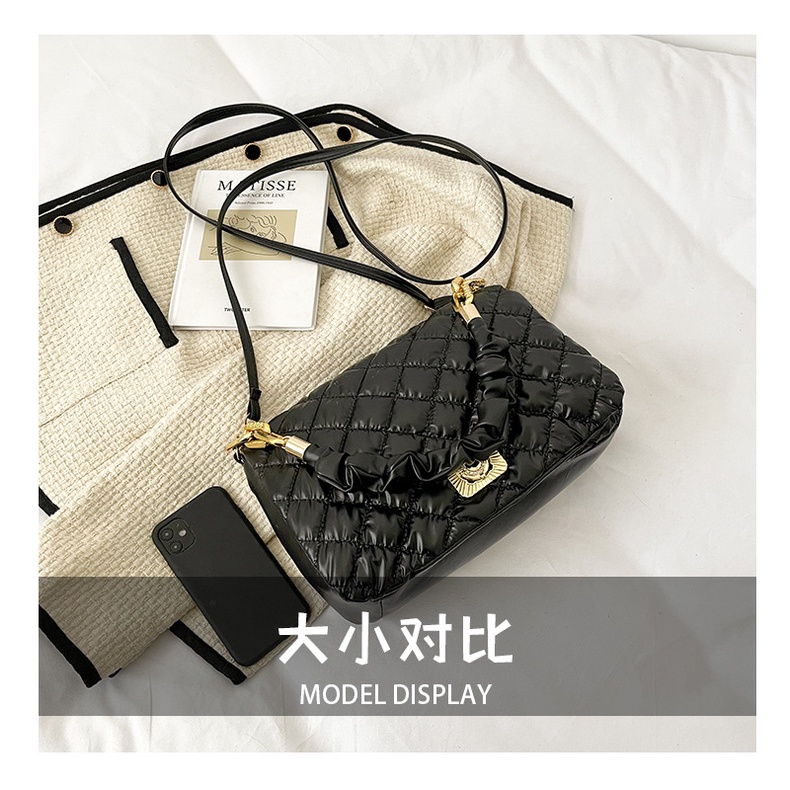 Túi Xách JASMIN NOIR Nhỏ Dáng Vuông Chất Liệu Nilon Cho Nữ