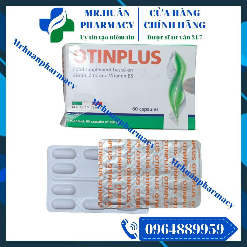 Viên uống giảm rụng tóc OTINPLUS  của Ý - Bổ sung Biotin, Kẽm, B5 giúp giảm rụng tóc, gãy móng bong tróc da