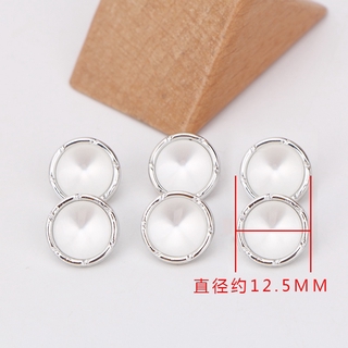 Set 5 nút áo hình hoa trái tim