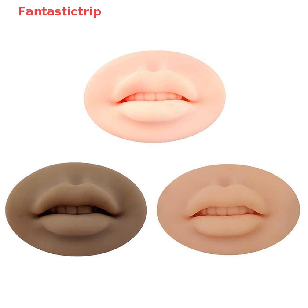 Mô Hình Mặt Người Bằng Silicon 5D Dùng Thực Hành Trang Điểm Xăm Môi