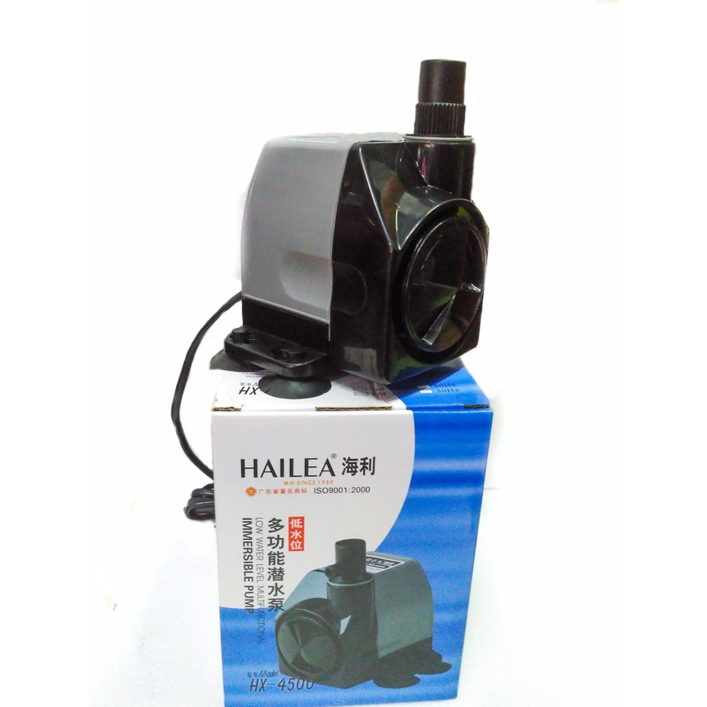 Máy bơm nước bể cá, non bộ Hailea HX-4500. Máy bơm thủy canh. Máy đẩy nước non bộ.