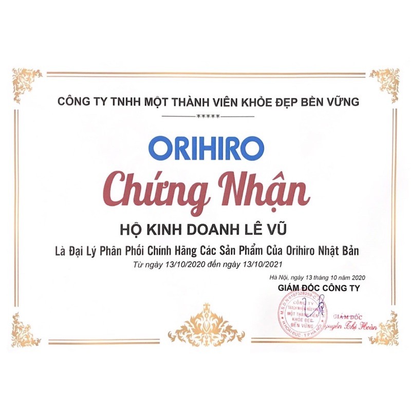 TRÀ CHỐNG LÃO HÓA ORIHIRO TENCHA 20 GÓI