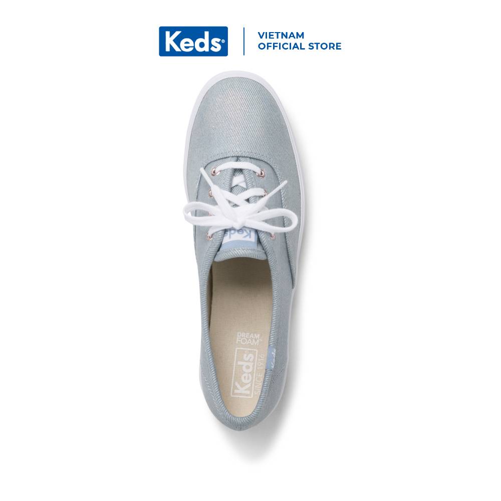 Giày Keds Nữ - Triple Iridescent Denim Lt Blue - KD059616